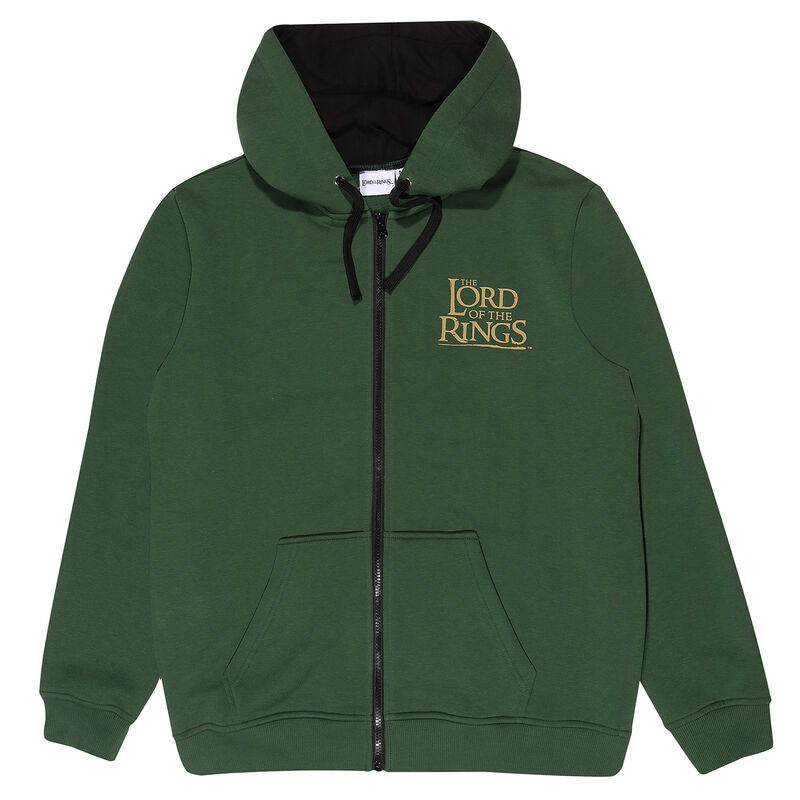 Lord Of The Rings - Hoodie ( Unisex Green Front & Back Hoodie) - Super Heroes Collection - Pullover Hoodie