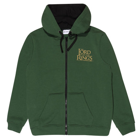 Lord of the Rings - Hoodie (Unisex Green Front & Back Hoodie) - Super Heroes Collection - Pullover Hoodie