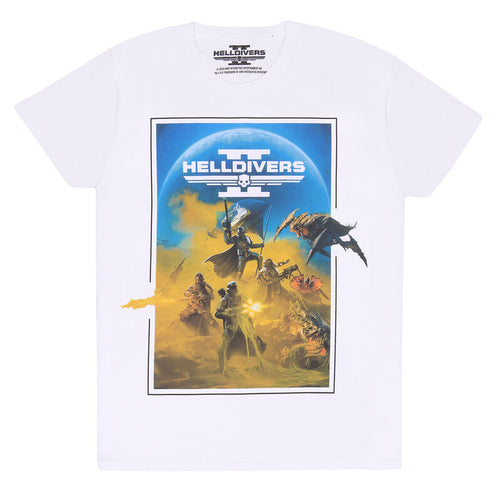 Helldivers 2 - Art clé (t-shirt) - T-shirt blanc