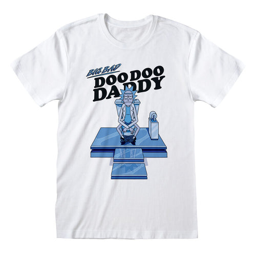 Rick et Morty - Doodoo Daddy - T-shirt blanc