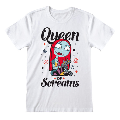 Nightmare przed świętami Bożego Narodzenia - Queen of Screams - T -shirt White