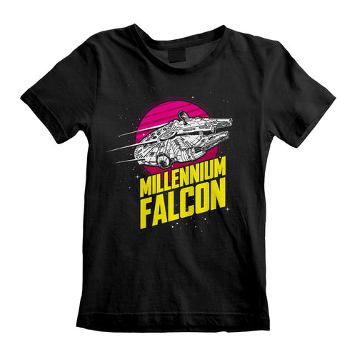 Star Wars - Millenium Falcon Circle - T -shirt per bambini