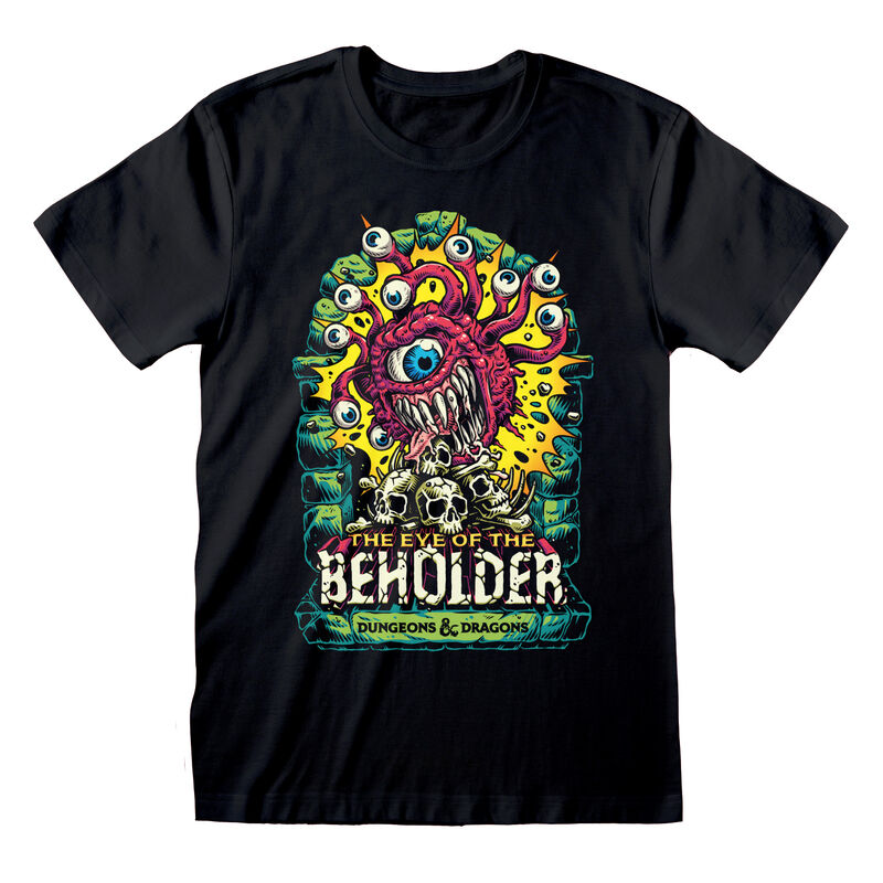 Dungeons And Dragons - Beholder Colour Pop - T-Shirt Black