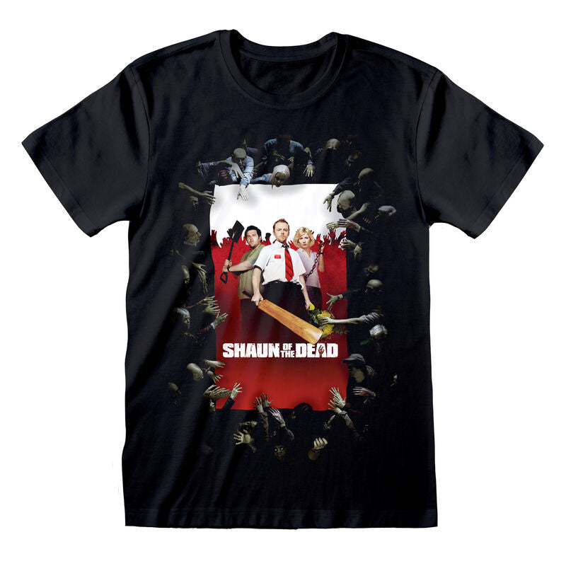 Shaun Of The Dead - Poster - T-Shirt Black