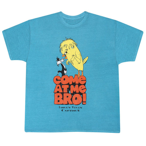 Looney Tunes - Come At Me Bro - Camiseta Verde Overdyed