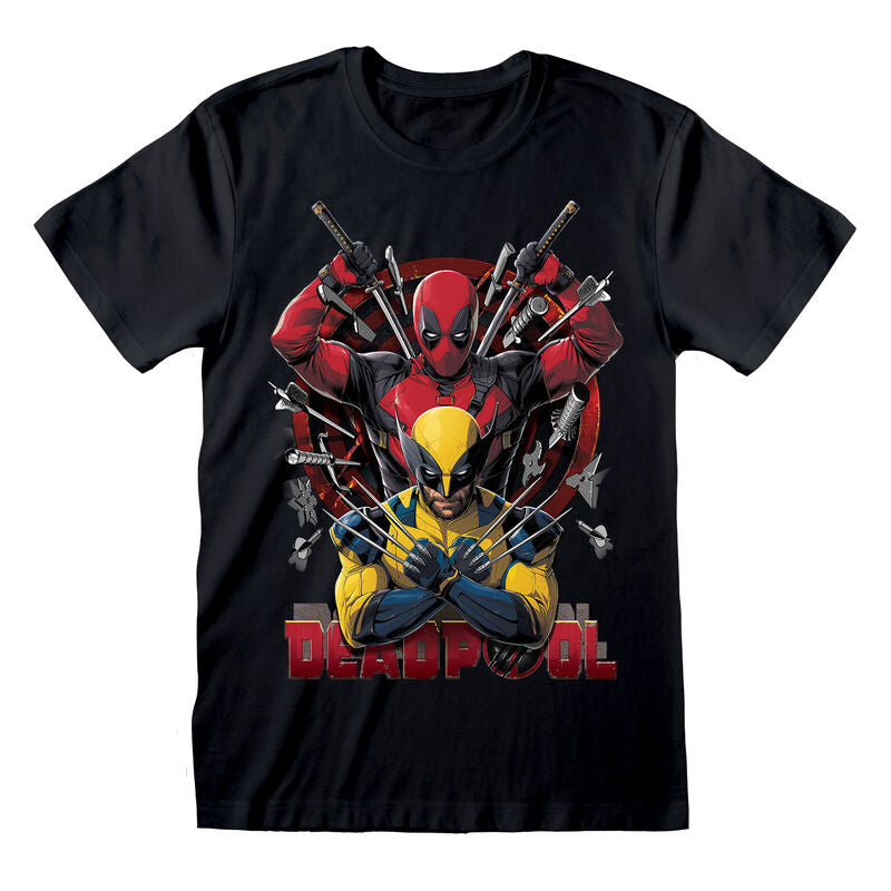 Deadpool - Deadpool/Wolverine Weapons - T-Shirt Black