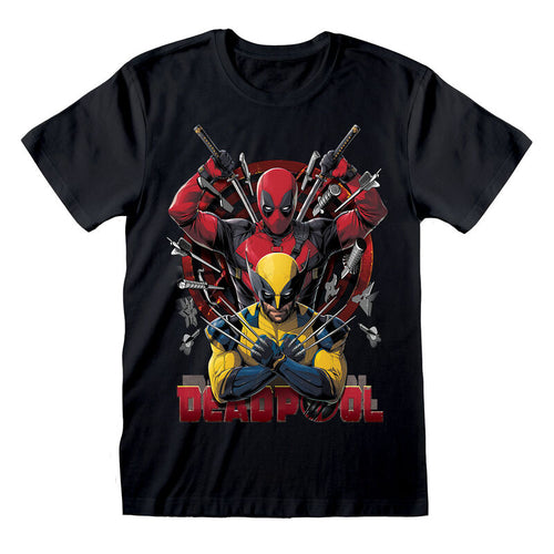 Deadpool - Deadpool/Wolverine Armi - T -shirt Nero