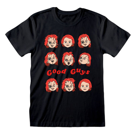 Kinderspiel - Ausdrücke von Chucky - T -Shirt Schwarz