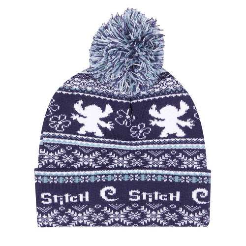 Lilo & Stitch - Fair Isle Pom Beanie - Beanie