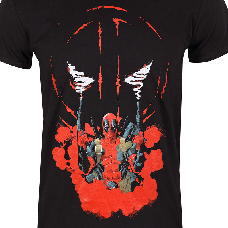 Deadpool - Smoking - T-Shirt Black