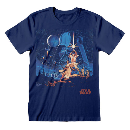 Star Wars - Hope Vintage Postacie - T -shirt