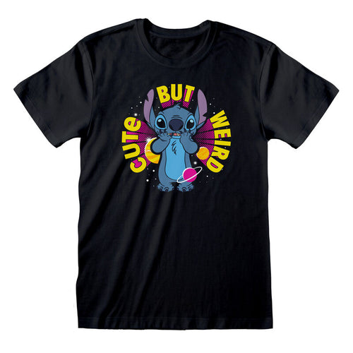 Disney Stitch - mignon mais bizarre - T-shirt noir