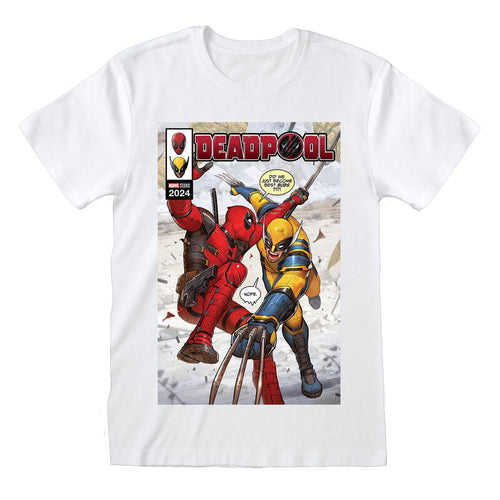 Deadpool - Comic -Cover - T -Shirt Weiß