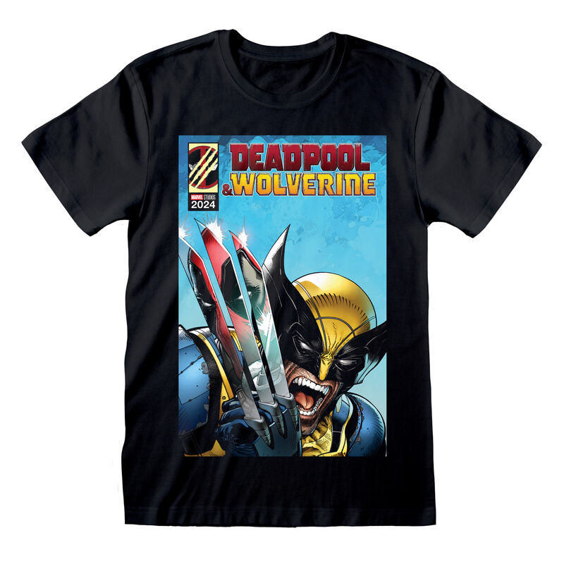 Deadpool - Wolverine Reflection - T-Shirt Black