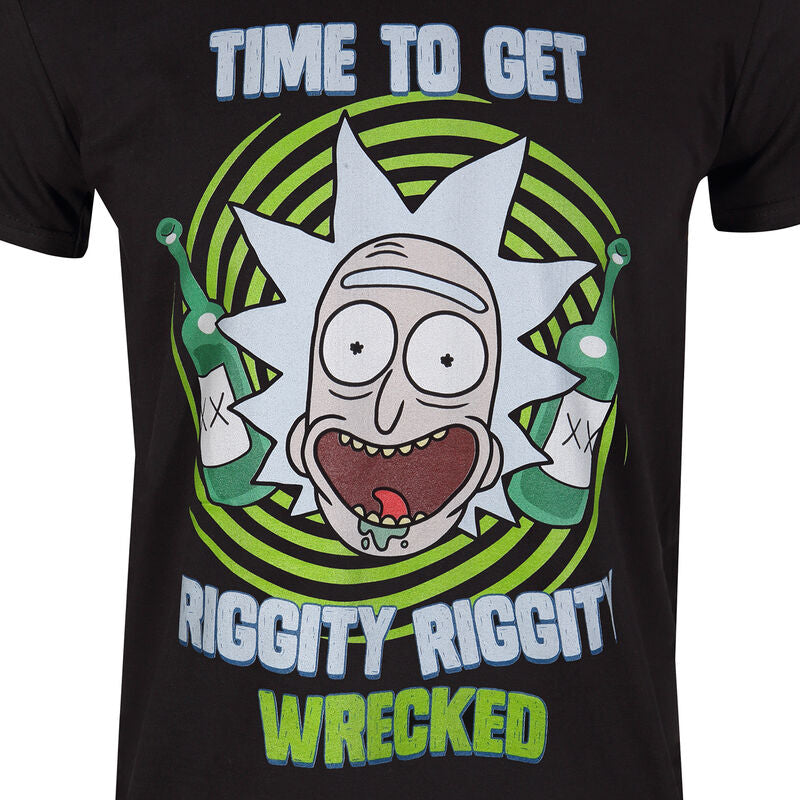 Rick And Morty - Riggity Wrecked - T-Shirt Black