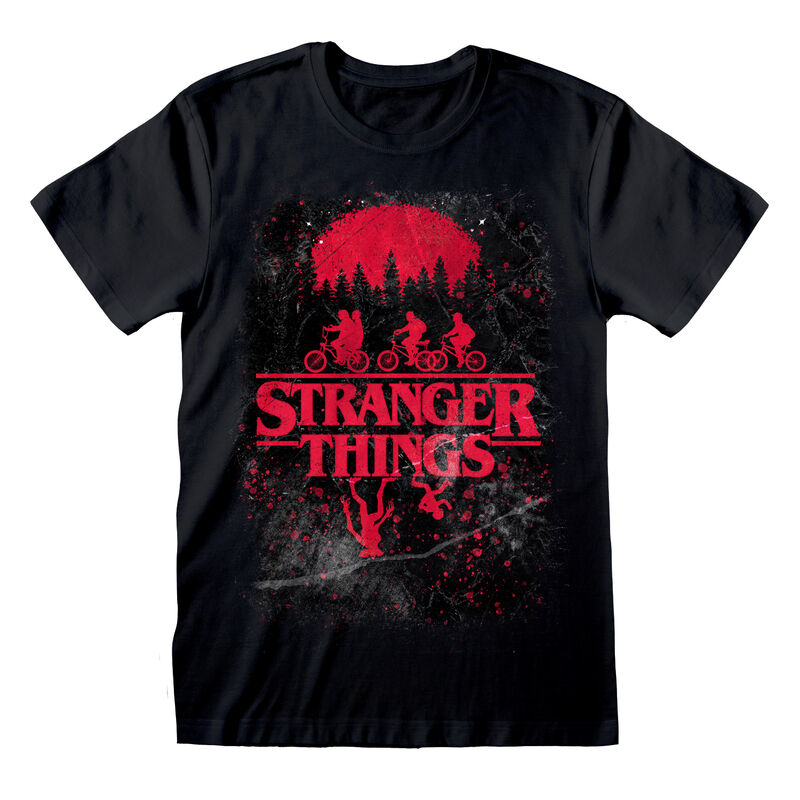 Stranger Things - Vintage Poster - T-Shirt Black