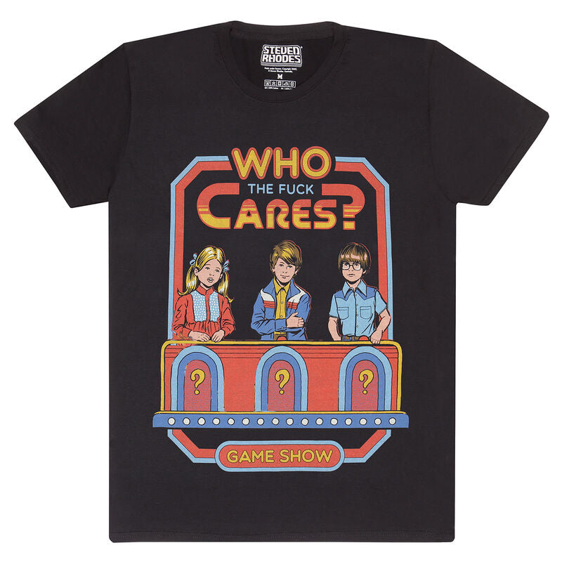 Steven Rhodes - Who Cares - T-Shirt Black