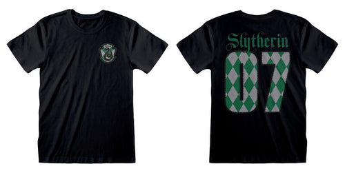 Harry Potter - Quidditch Slytherin 07 - T -shirt czarny