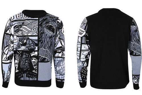 Star Wars - Manga Panele Blue - Knitwear