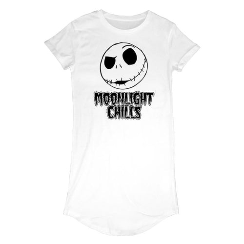 Nightmare przed świętami Bożego Narodzenia - Moonlight Chills - T -Shirt Dress