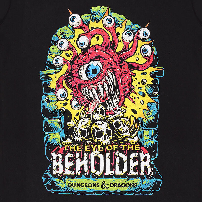 Dungeons And Dragons - Beholder Colour Pop - T-Shirt Black