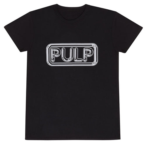 Pulp - Logotipo - Camiseta Negra