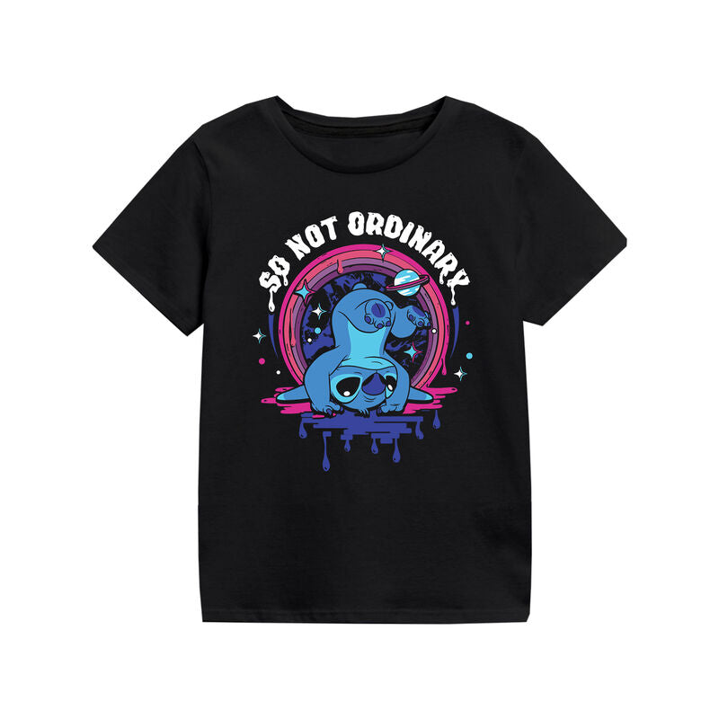 Disney Lilo And Stitch - So Not Ordinary - Kids T-Shirt Black