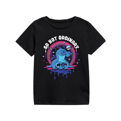 Disney Lilo and Stitch - Quindi non Ordinary - T -shirt per bambini Nero