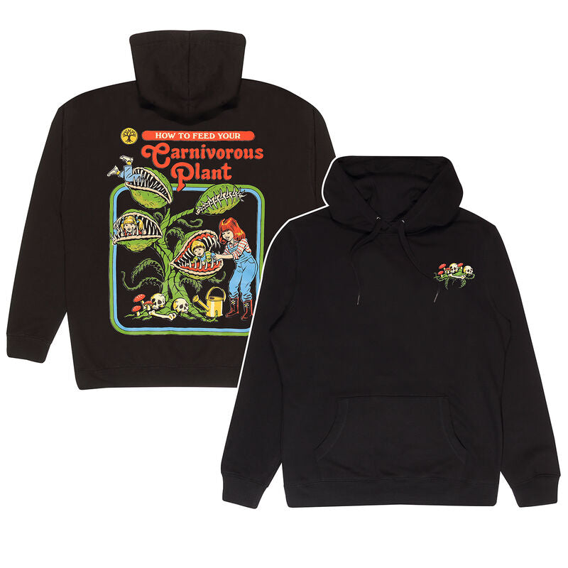 Steven Rhodes - Carnivorous Plant - Hoodie Black