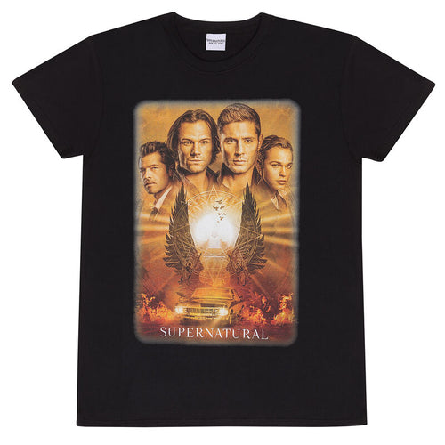 Supernatural - Art clé - T-shirt noir