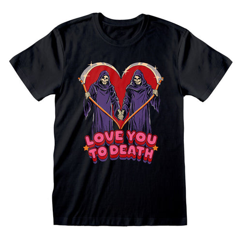 Steven Rhodes - Love You to Death - T -Shirt Black