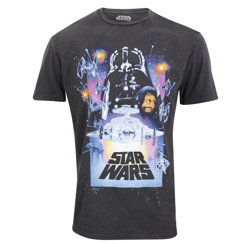 Superheroes Inc. Star Wars - Vintage Poster - T-Shirt Black