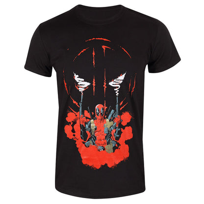 Deadpool - Smoking - T-Shirt Black