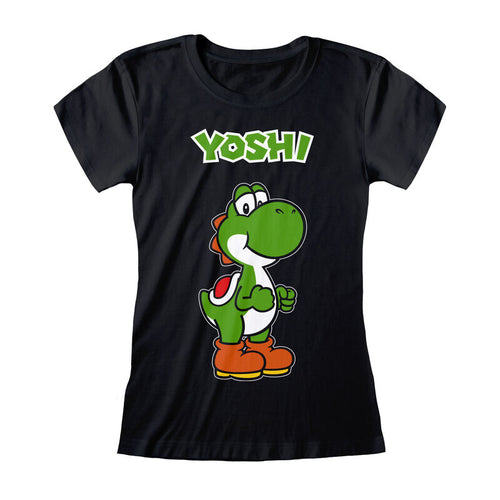 SUPER MARIO - YOSHI NAME TAG - FITTED T-SHIRT