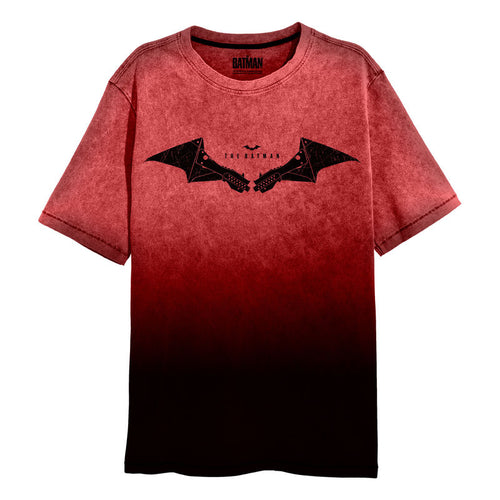 DC The Batman - Wings (T -shirt kwaśny zmywającego barwę) - Kolekcja Super Heroes - Kwaśna koszulka Dip Dip Unisex Kwas