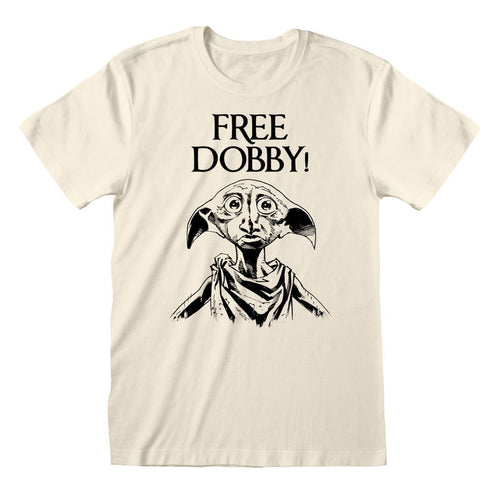 Harry Potter - Free Dobby - Camiseta Natural